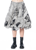 RUNDHOLZ DIP, balloon skirt with iconic print 2242070306