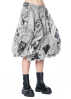 RUNDHOLZ DIP, balloon skirt with iconic print 2242070306