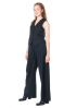 SoSUE, wide and comfy pinstripe pants in black 