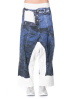 RUNDHOLZ DIP, pants in denim print 1252110103