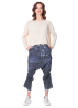 RUNDHOLZ DIP, pants in iconic denim print 1252110107