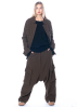 RUNDHOLZ DIP, cozy low-crotched trousers with pockets in 100% virgin wool 2232190101