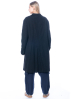 RUNDHOLZ DIP, long wool coat with front patch pockets 2232191204