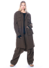 RUNDHOLZ DIP, long wool coat with front patch pockets 2232191204