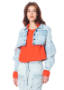 RUNDHOLZ DIP, verkürzte Jeansjacke 1252211109