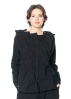 RUNDHOLZ DIP, skulpturale Jacke in A-Linie 1252241103