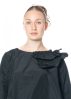 HINDAHL & SKUDELNY, ruffled long-sleeved shirt 224B11