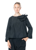 HINDAHL & SKUDELNY, ruffled long-sleeved shirt 224B11