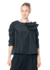 HINDAHL & SKUDELNY, ruffled long-sleeved shirt 224B11