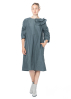 HINDAHL & SKUDELNY, taffeta dress with ruffles 224K13