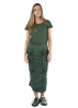 RUNDHOLZ DIP, washed-out skirt with pockets 2252240308