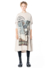 RUNDHOLZ DIP, Oversize-Kleid mit Postkarten-Print 2252300906 - NOBANANAS - Bild 1