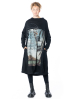 RUNDHOLZ DIP, Oversized Dress with Postcard Print 2252300906 - NOBANANAS - Image 6