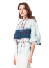 RUNDHOLZ DIP, kurze Jeansjacke in Bleach-Optik 1252261105