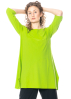 yukai, casual shirt with half-length sleeves and round neckline