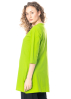 yukai, casual shirt with half-length sleeves and round neckline