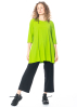 yukai, casual shirt with half-length sleeves and round neckline