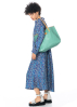 JACK GOMME, elegant coated linen tote bag BAHIA