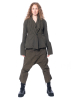 RUNDHOLZ DIP, figure-hugging jacket in cotton stretch with voluminous cuffs 2232391105