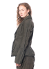 RUNDHOLZ DIP, figure-hugging jacket in cotton stretch with voluminous cuffs 2232391105