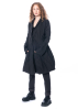 RUNDHOLZ DIP, waisted cotton stretch coat with shawl collar 2232391206