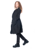 RUNDHOLZ DIP, waisted cotton stretch coat with shawl collar 2232391206