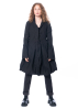 RUNDHOLZ DIP, waisted cotton stretch coat with shawl collar 2232391206