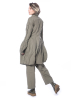 RUNDHOLZ DIP, waisted cotton stretch coat with shawl collar 2232391206