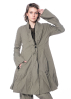 RUNDHOLZ DIP, waisted cotton stretch coat with shawl collar 2232391206