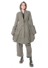 RUNDHOLZ DIP, waisted cotton stretch coat with shawl collar 2232391206