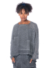 RUNDHOLZ DIP, sweater with geometric stitching 2242460703