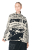 RUNDHOLZ DIP, printed sweater in jacquard knit 2242590701