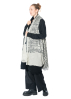 RUNDHOLZ DIP, knit scarf with newspaper print 2242807703