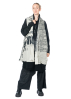 RUNDHOLZ DIP, knit scarf with newspaper print 2242807703