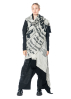 RUNDHOLZ DIP, Strickschal mit Newspaper-Print 2242807703