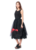 PLUSLAVIE PLÜ, wrap skirt FLOWER MESH ON