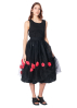 PLUSLAVIE PLÜ, wrap skirt FLOWER MESH ON