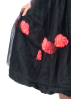 PLUSLAVIE PLÜ, wrap skirt FLOWER MESH ON