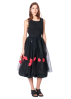 PLUSLAVIE PLÜ, wrap skirt FLOWER MESH ON