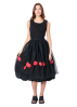 PLUSLAVIE PLÜ, wrap skirt FLOWER MESH ON