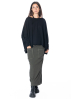PLUSLAVIE PLÜ, long skirt with pockets PEN SKIRT 1