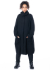 RUNDHOLZ  BLACK  LABEL, wide coat with high collar 2243281203