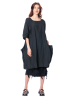 RUNDHOLZ BLACK LABEL, Kleid mit Faltenstruktur 1253300903