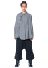 RUNDHOLZ  BLACK  LABEL, long blouse in A-line 2243320414