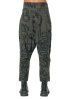 RUNDHOLZ  BLACK  LABEL, pants with big print 2243440101