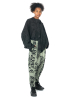 RUNDHOLZ  BLACK  LABEL, wide pants with letter print 2243440109