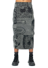 RUNDHOLZ  BLACK  LABEL, skirt with written prints 2243440312