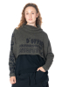 RUNDHOLZ  BLACK  LABEL, cropped A-line knit sweater 2243460707