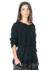 RUNDHOLZ  BLACK  LABEL, cropped jumper with hem frills 2243480701