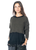 RUNDHOLZ  BLACK  LABEL, cropped jumper with hem frills 2243480701